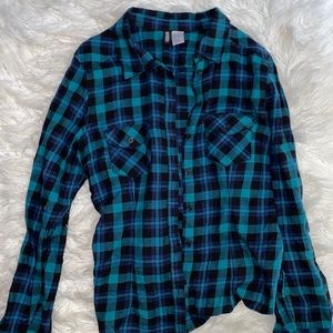 Blue flannel